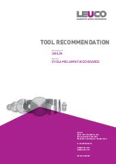 Tool recommendation EVOLA MELAMIN FACED BOARDS