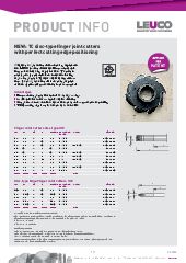 <strong>TC disc-type finger joint cutters</strong> with perfect cutting edge positioning accordig to <strong>Fibonacci</strong>